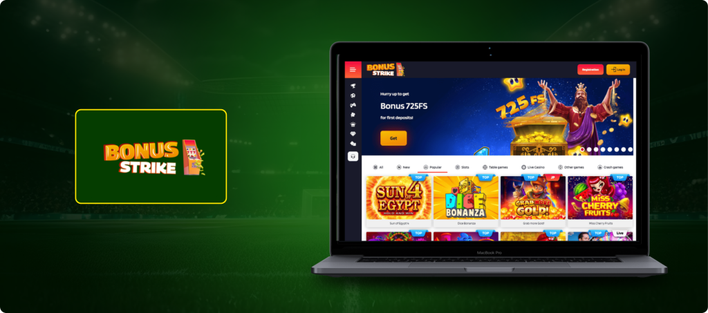 Bonus Strike Casino Banner