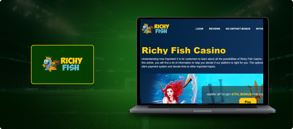Richy Fish Casino Banner