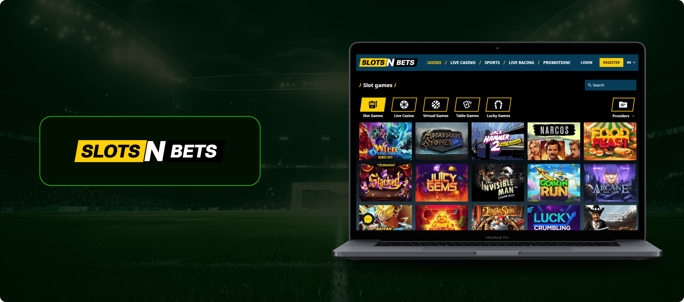 SlotsNBets Casino Banner