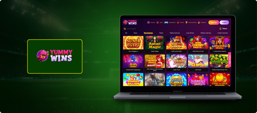 Yummy Wins Casino Banner