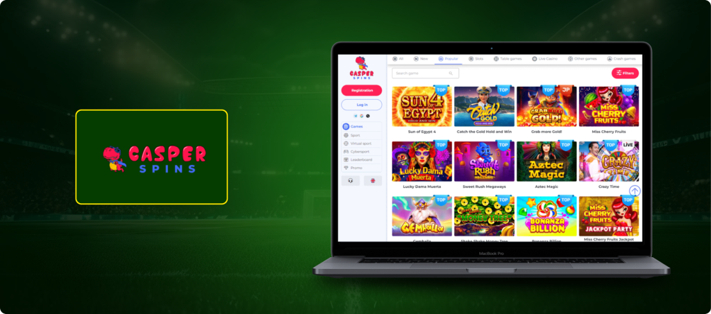 Casper Spins Casino Banner