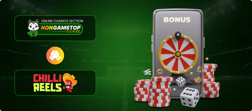 Chilli Reels Casino Bonuses Banner