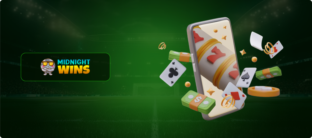 Midnight Wins Mobile Gambling Banner