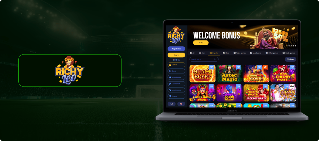 Richy Leo Casino Banner