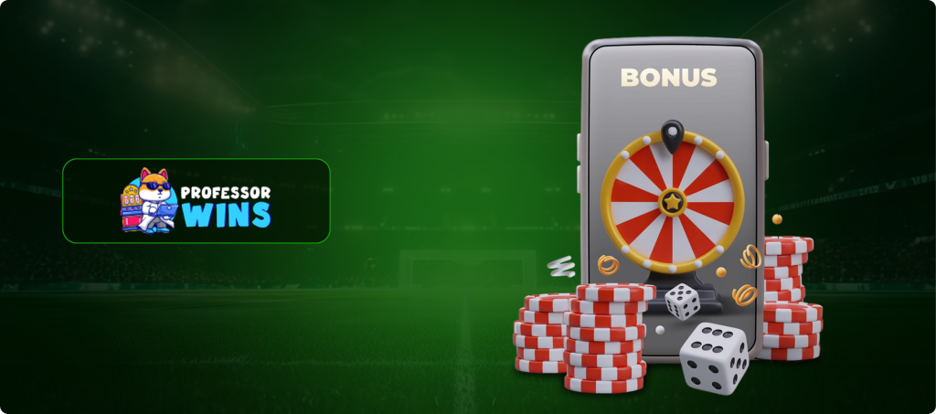 Professor Wins Casino Bonuses Banner