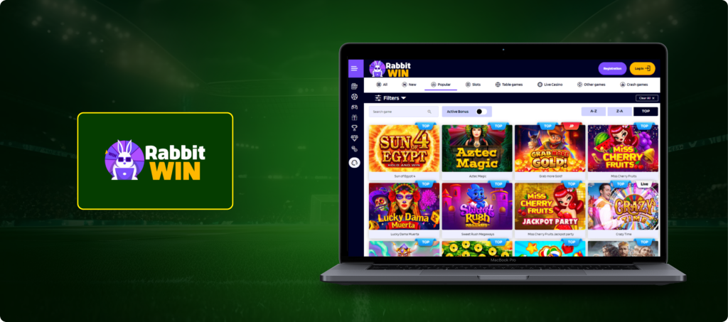 Rabbit Win Casino Banner