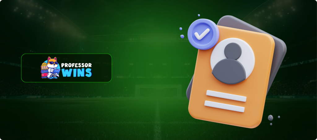 How to Register with Professor Wins Casino Banner