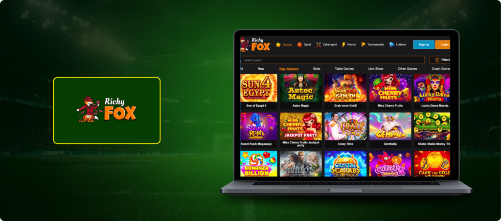 Richy Fox Casino Banner