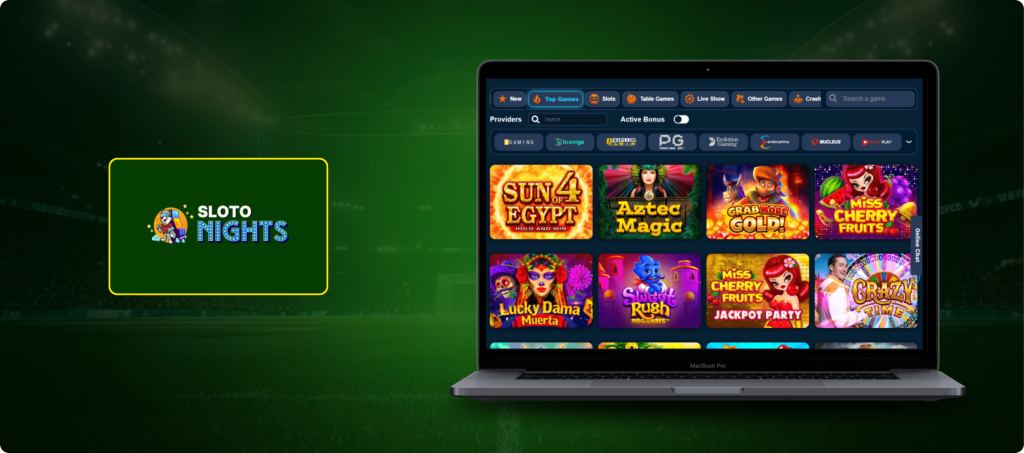 Sloto Nights Casino Banner