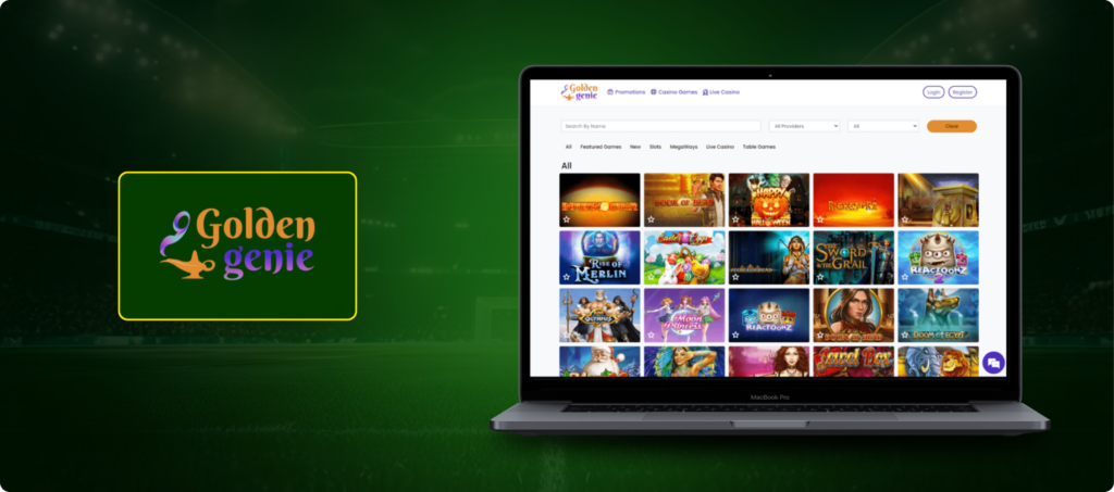 GoldenGenie Casino Banner