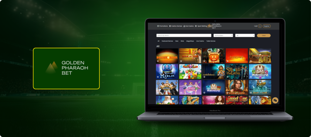 Golden Pharaoh Casino Banner