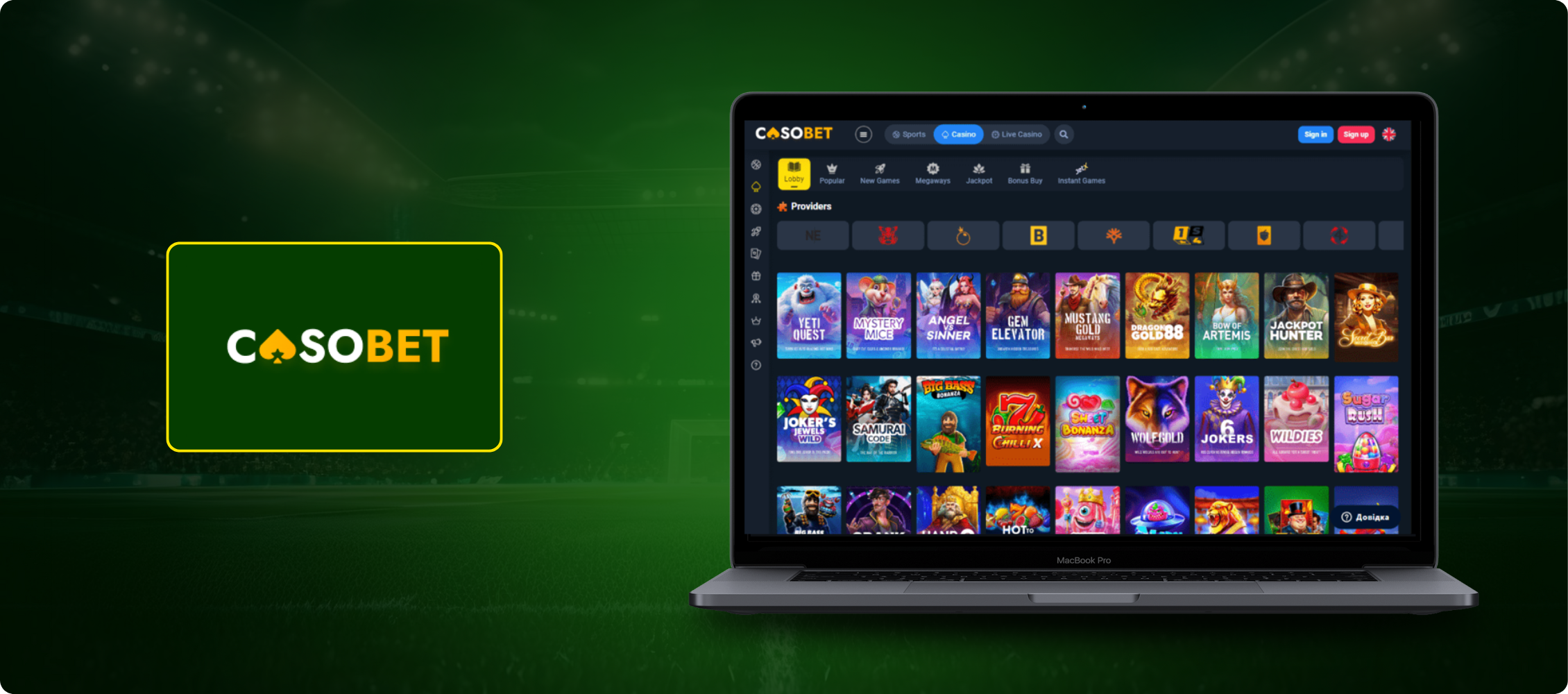 Casobet Casino Banner