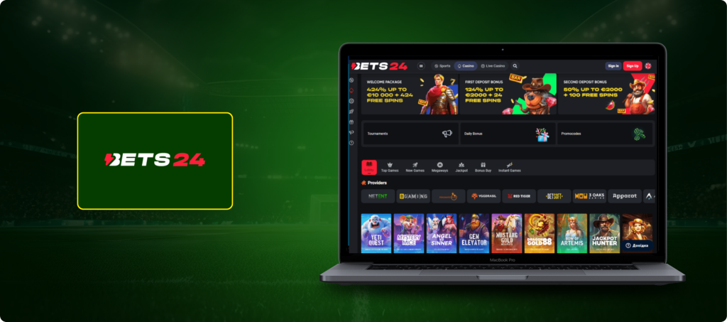 Bets24 Casino Banner