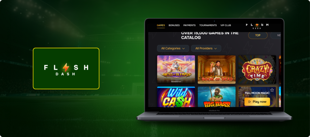 Flash Dash Casino Banner