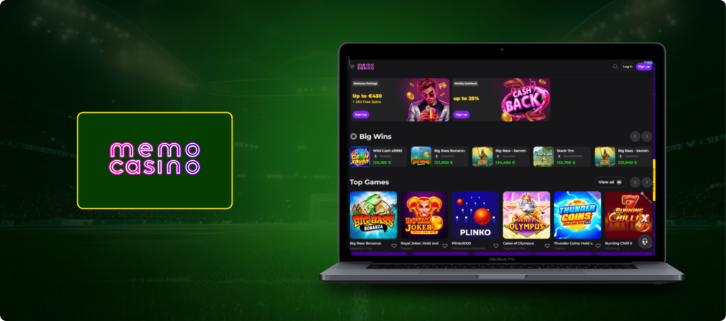 Memo Casino Banner