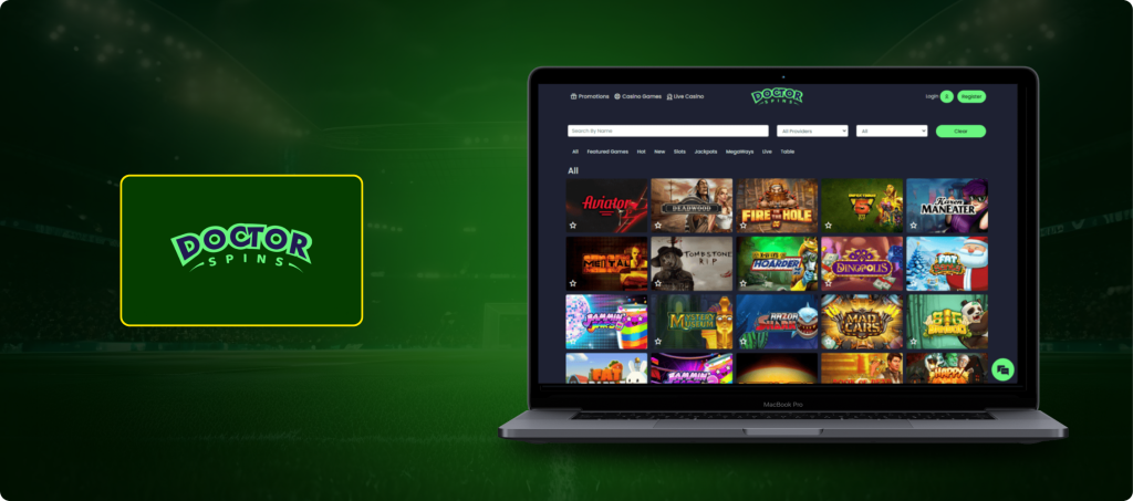 Doctor Spins Casino Banner