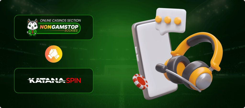 KatanaSpin Casino Customer Support Banner