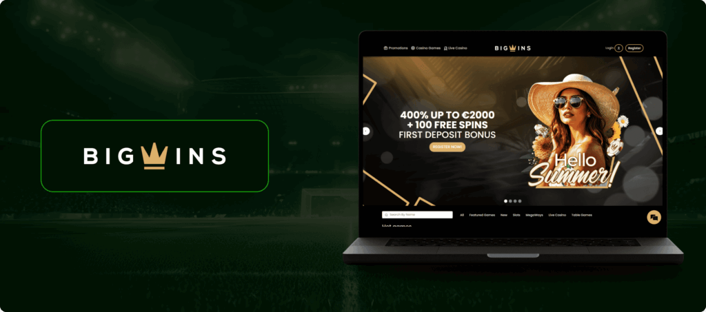 BigWins Casino Banner