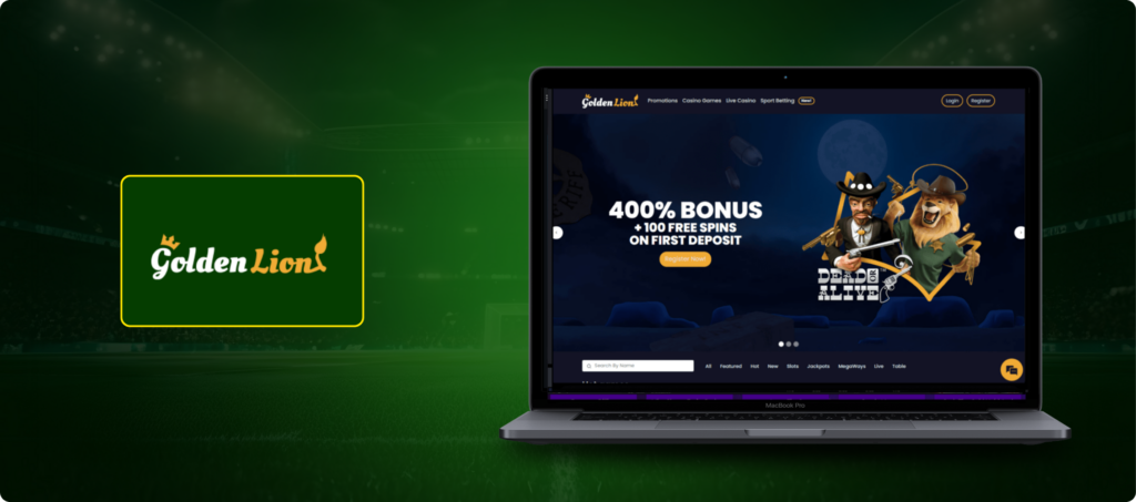 GoldenLion Betting Site Banner