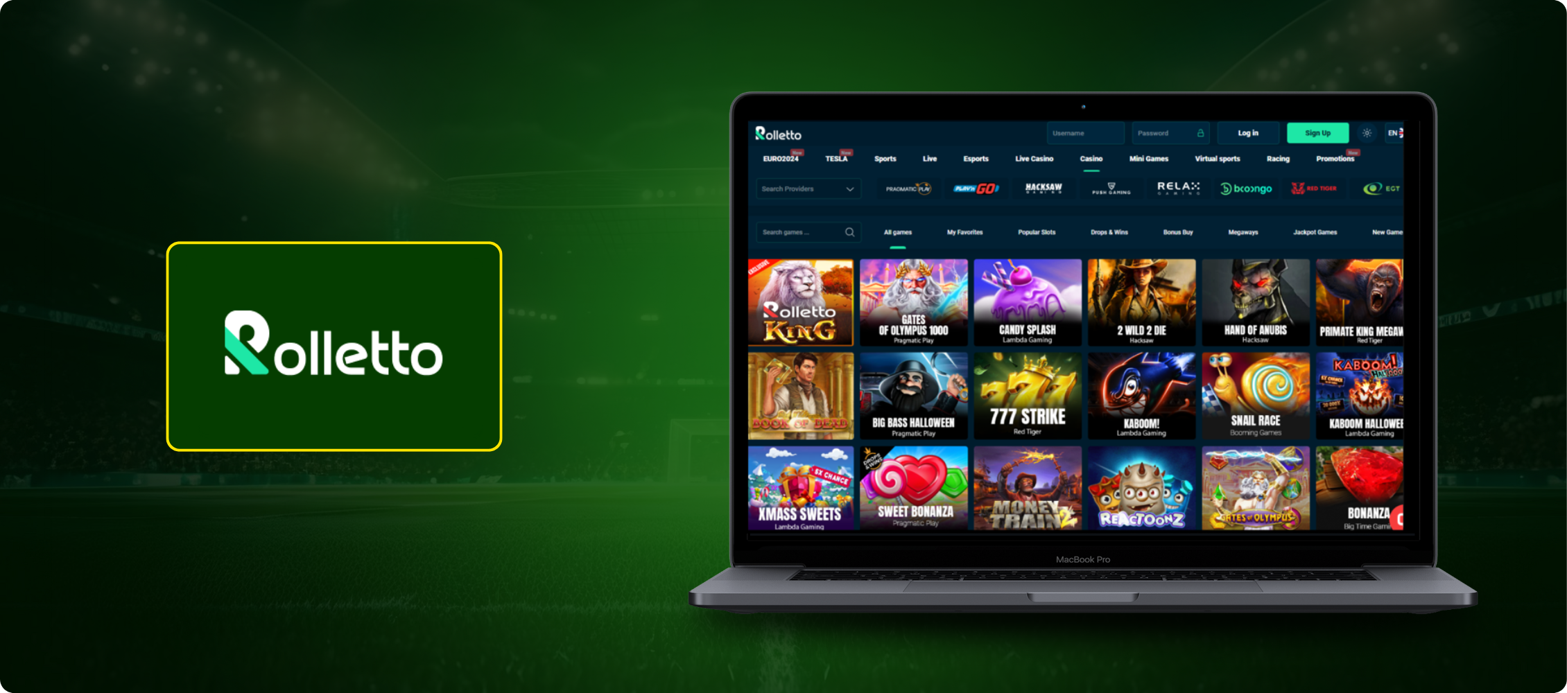 Rolletto Casino Banner