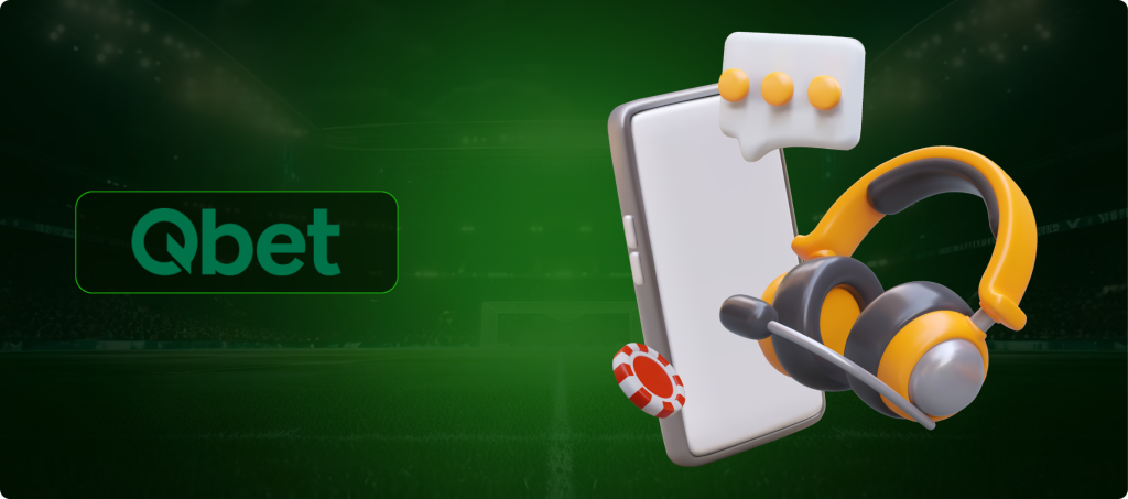 QBet Casino Customer Support Banner
