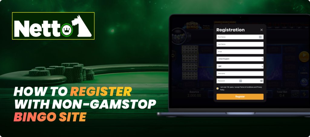 How to Register with Non-Gamstop Bingo Site Banner