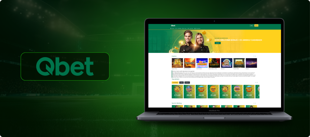 QBet Casino Banner