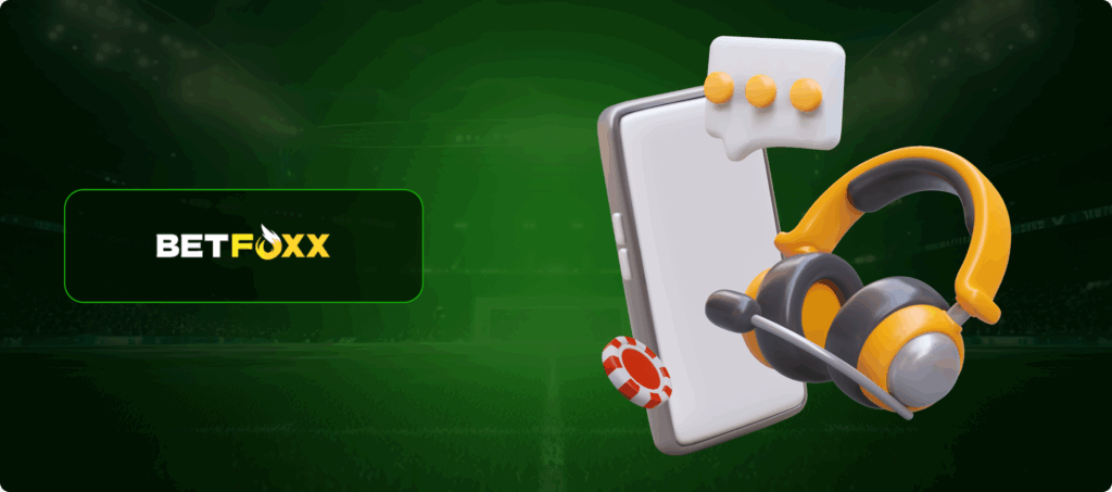 BetFoxx Casino Customer Support Banner
