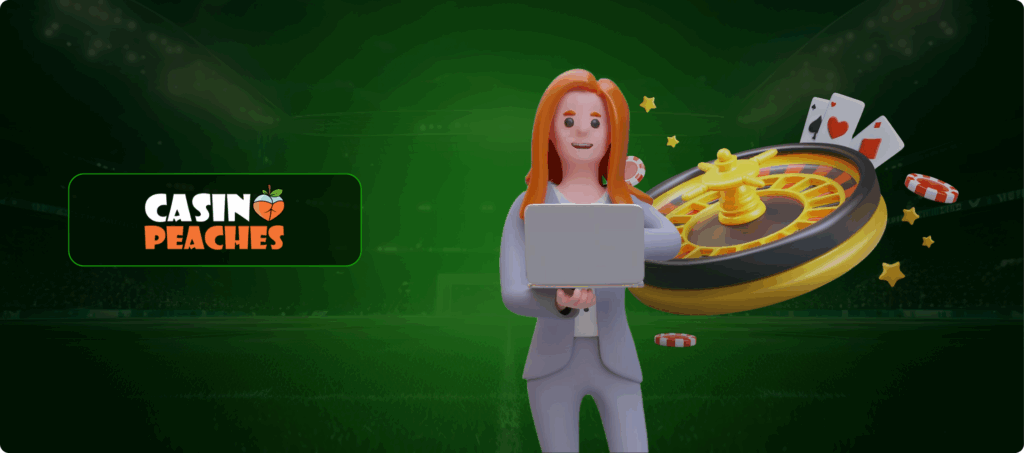 Casino Peaches Live Dealer Games Banner