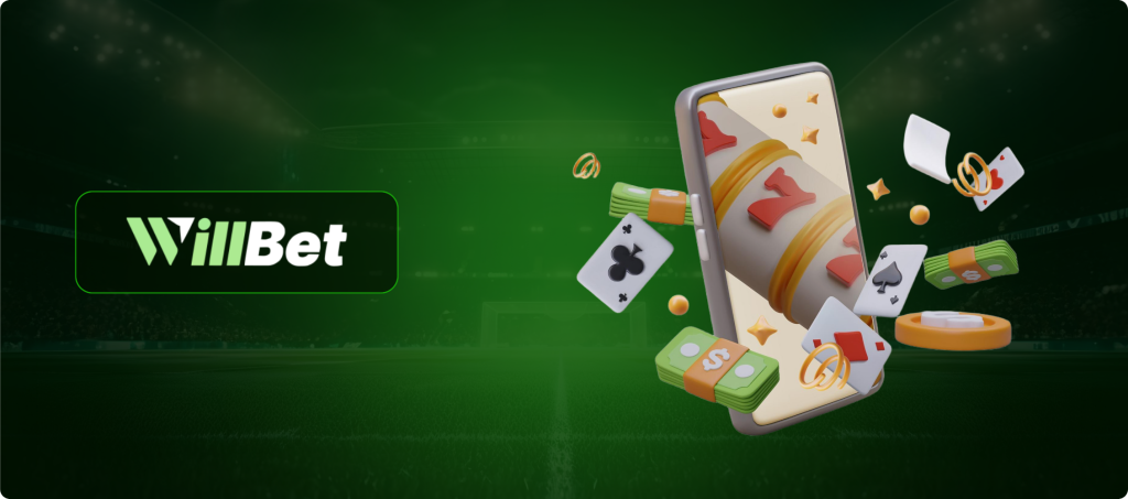 Willbet Casino on Smartphone Banner