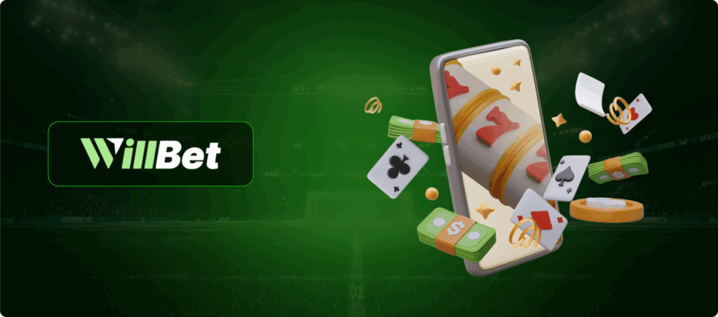 Willbet Casino on Smartphone Banner