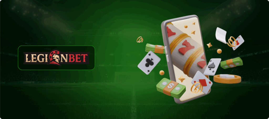 LegionBet Casino on Smartphone Banner