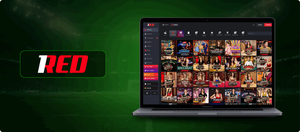 1Red Casino Banner