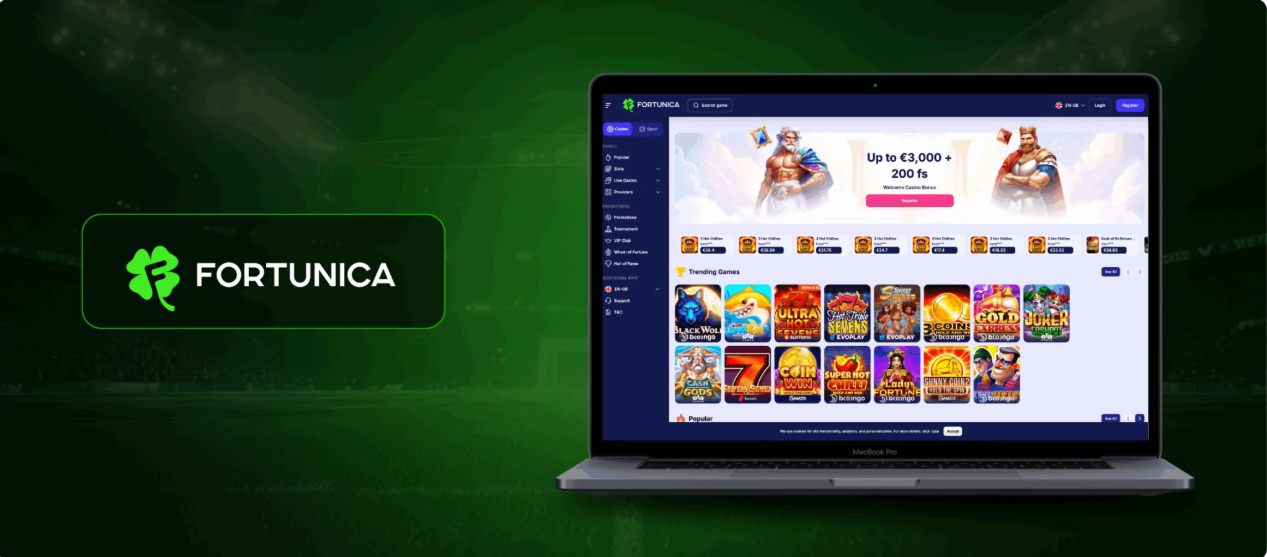 Fortunica Casino Banner
