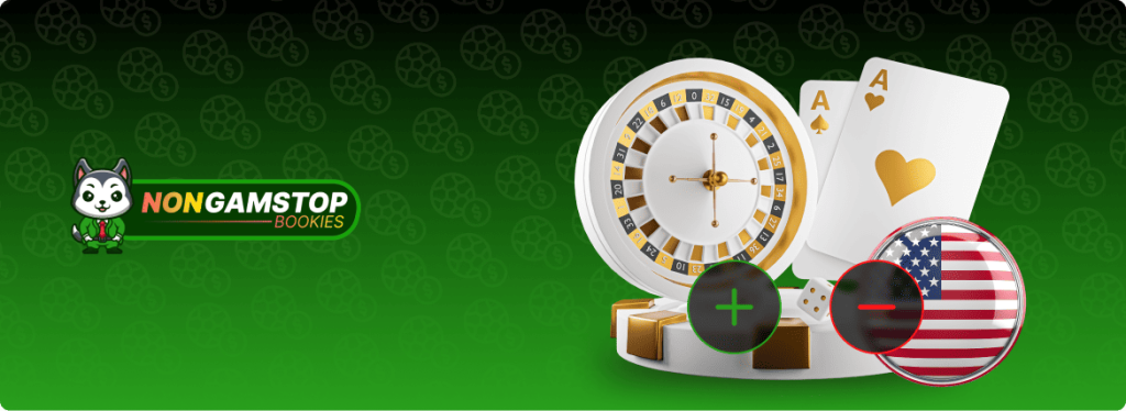 Advantages and Disadvantages of USA Casinos for UK Players Banner