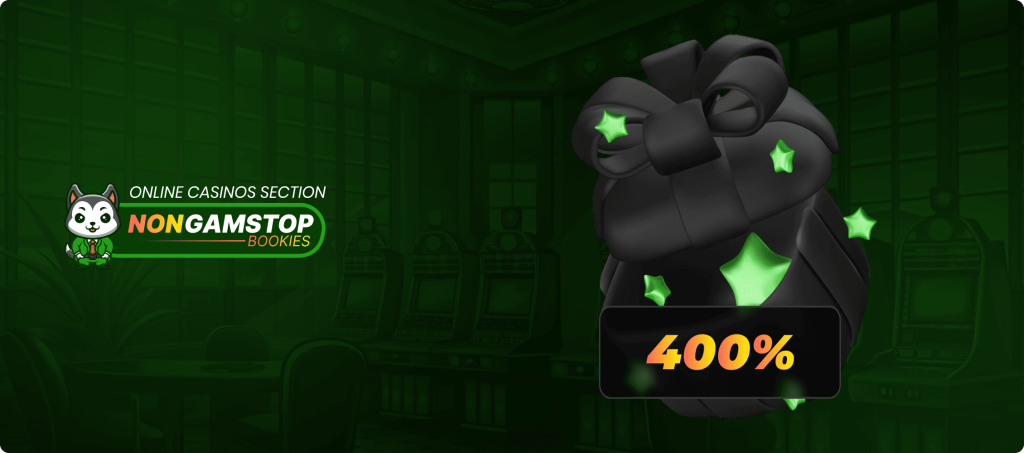 Different 400% Deposit Bonus Offers at Online Casinos Banner