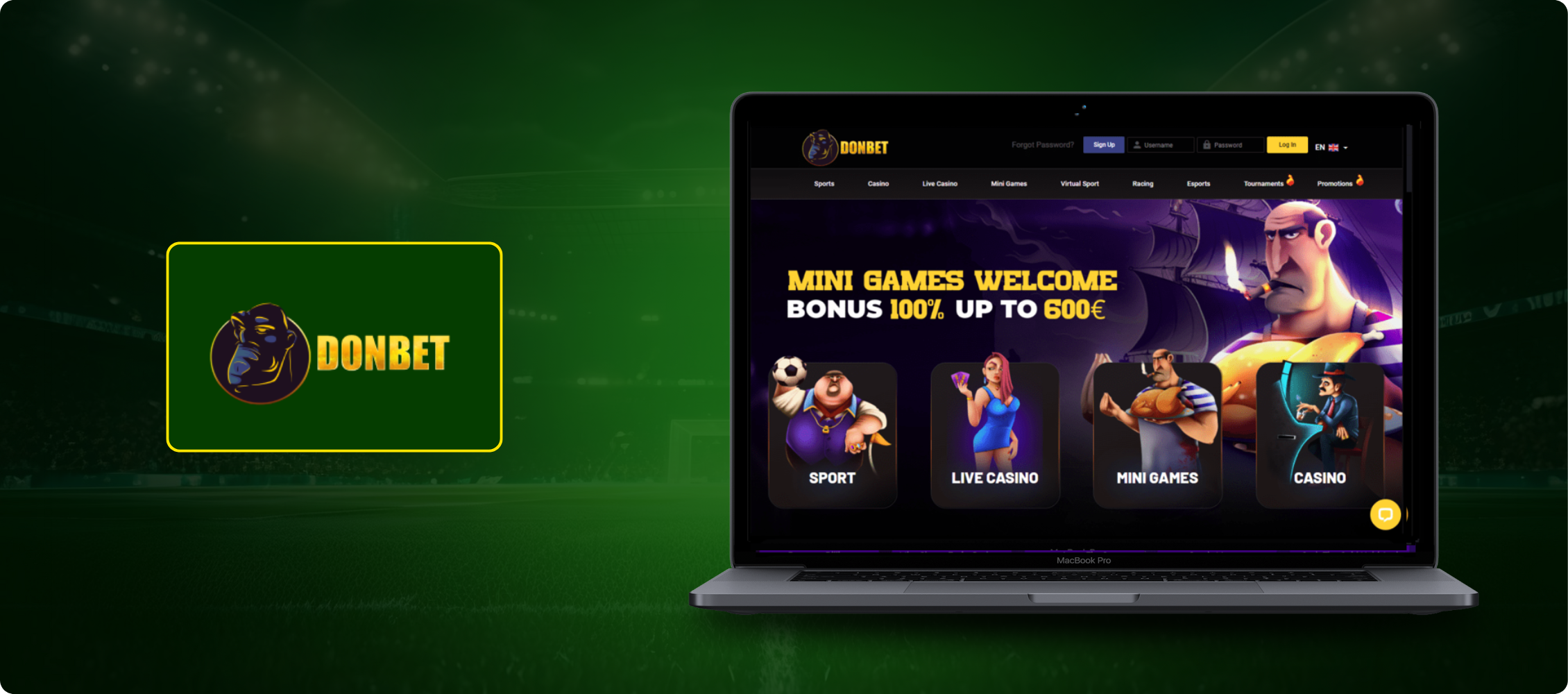 Donbet Betting Site Banner