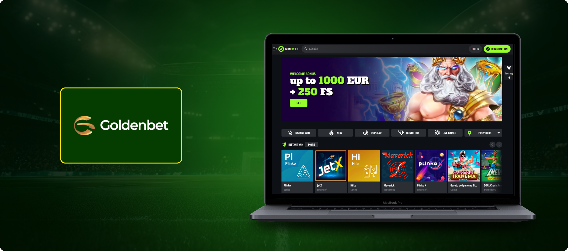Goldenbet Betting site Banner