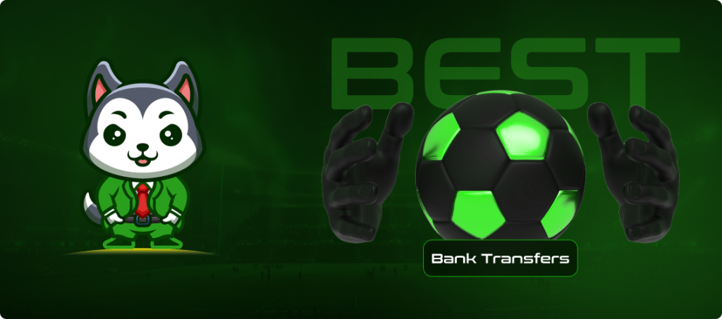 The Best Bank Transfer Betting Sites Banner