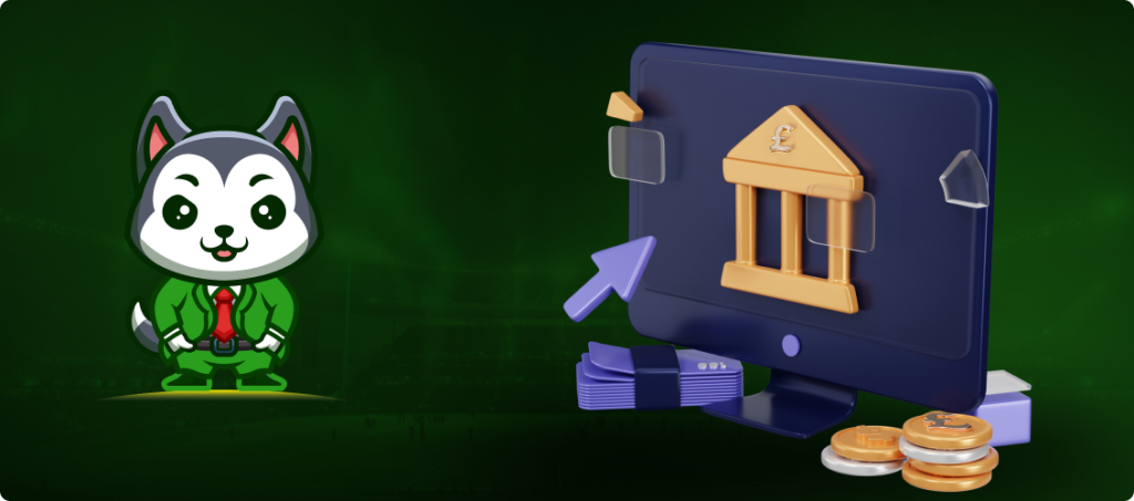 Use Bank Transfer on a Betting Site Banner