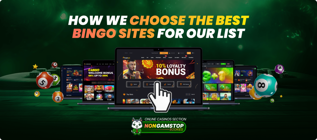 How We Choose the Best Bingo Sites Banner
