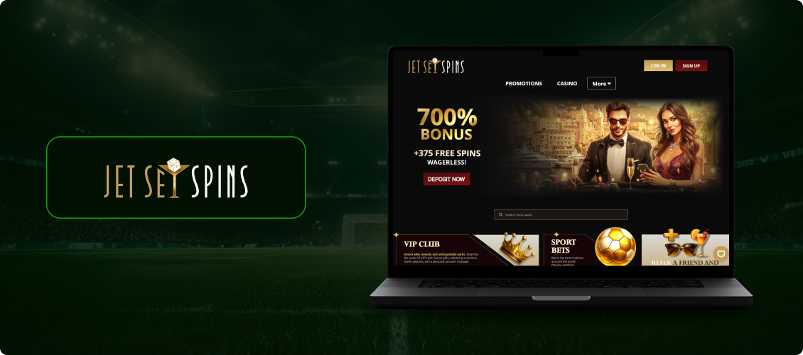 JetSet Spins Casino Banner