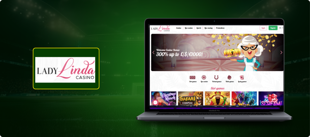 Lady Linda Betting site banner