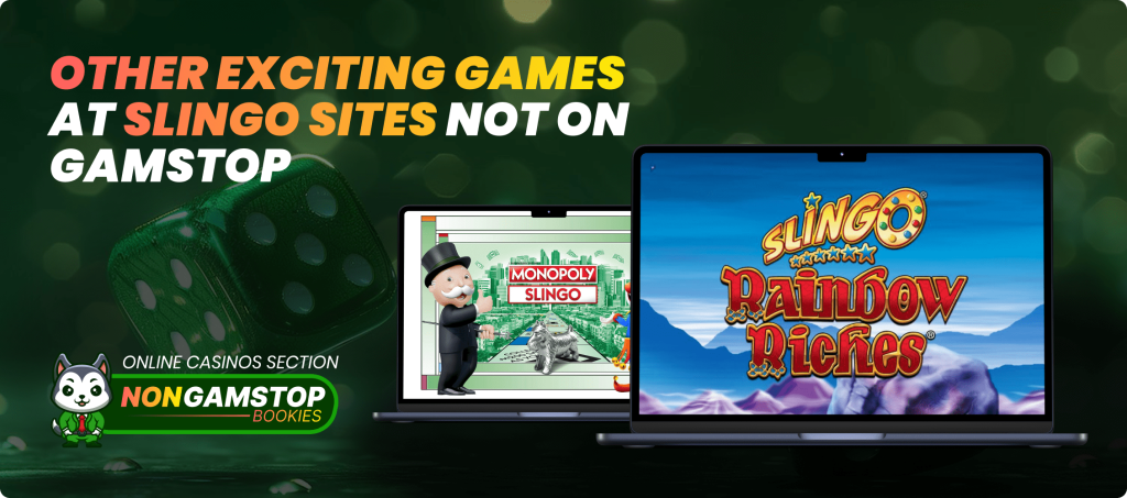  Games at Slingo Sites Not on GamStop Banner