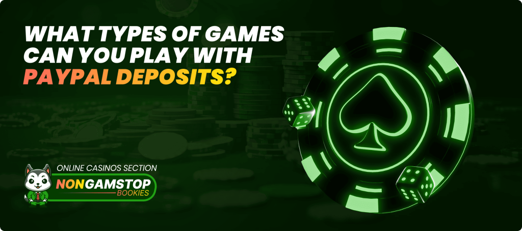 Types of Games to Play with PayPal Deposits Banner