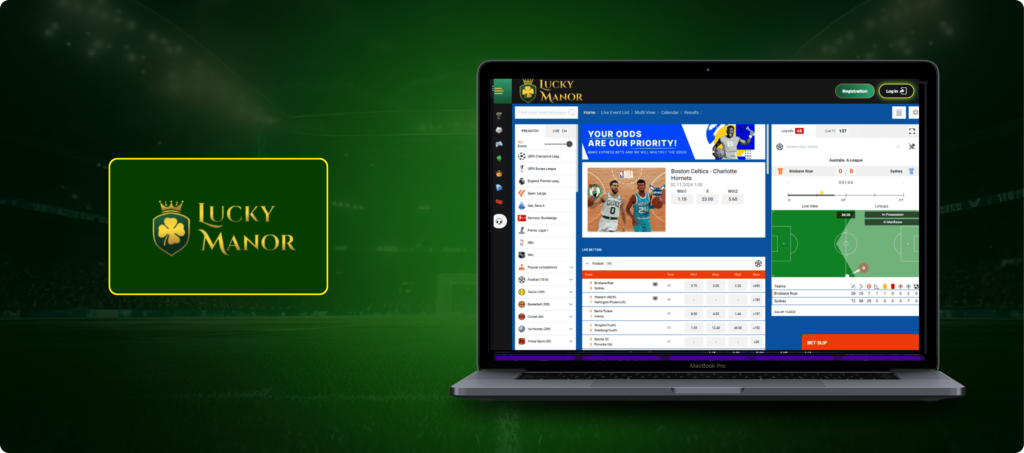 Lucky Manor Casino Banner